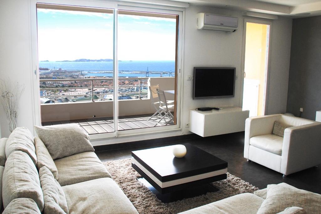 Loft Vue Mer Marseilles Zimmer foto